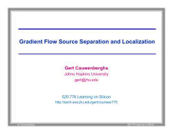 Mixed-signal integrated source separation and localization