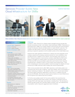 Neue Cloud-Infrastruktur f&uuml;r kleine Unternehmen