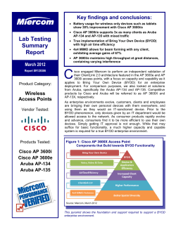 Miercom-Testbericht: Cisco Aironet Serie 3600