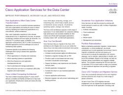 Cisco Application-Services f&Atilde;&frac14;r die Unified Computing System-Architektur