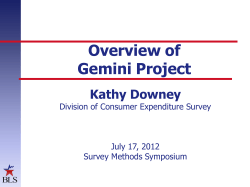 Overview of Gemini Project
