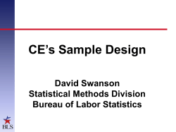 CE&rsquo;s Sample Design