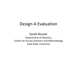 Design A Evaluation