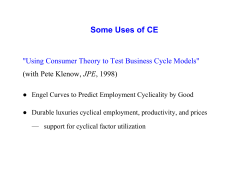 Some Uses of CE