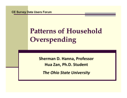 Patterns of Household Overspending