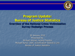 Overview of the National Crime Victimization Survey Redesign Process