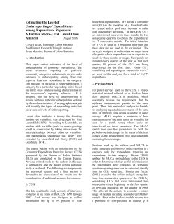 Estimating the Level of Underreporting of Expenditures among Expenditure Reporters: A Further Micro-Level Latent Class Analysis