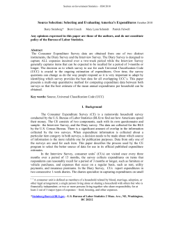 Source Selection: Selecting and Evaluating America&rsquo;s Expenditures