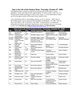 Sites & Participating Groups