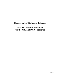 MS/PhD handbook.