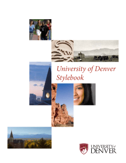 Download the DU Stylebook PDF