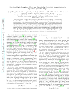 Qinglei Meng, Vasudha Shivamoggi, Taylor L. Hughes, Matthew J. Gilbert and S. Vishveshwara , "Fractional Spin Josephson Effect and Electrically Controlled Magnetization in Quantum Spin Hall Edges," Physical Review B 86 , 165110 (2012).