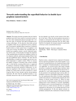 Brian Dellabetta and Matthew J. Gilbert ,"Towards Understanding the Superfluid Behavior in Double Layer Graphene Nanostructures," Journal of Computational Electronics 12 , 248-264 (2013).