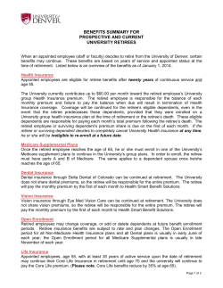 Frequently Asked Questions: University of Denver 403(b) Retirement Plan