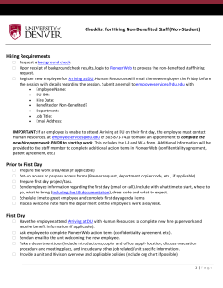 Hiring and orientation checklist&nbsp;for&nbsp;non-benefited staff