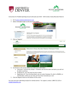 FSA Reimbursement Instructions