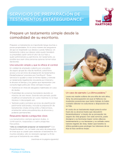Estate Guidance Will Services - Spanish Version
