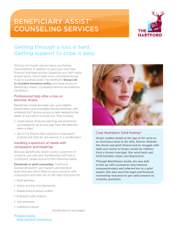 Beneficiary Assist Counseling Services