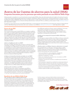HSA FAQ - Spanish Version