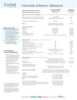 EyeMed Enhanced Plan - Spanish Version