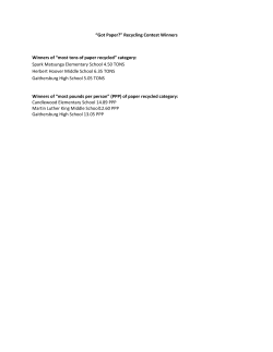 See list of "Got Paper?" contest winners