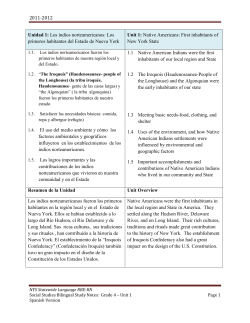 Unit 1: Native Americans - First Inhabitants