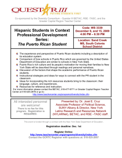 Hispanic Students in Context, Professional Development series,