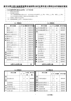 94進修四年課程規劃表