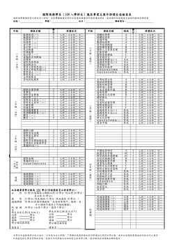 100學年度入學適用