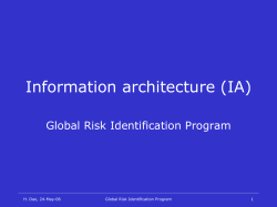 GRIP Information Architecture (H. Dao)