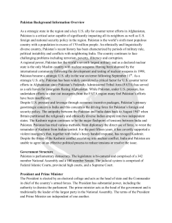 Pakistan background document
