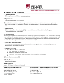 PhD program