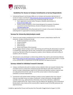 access to campus constituents