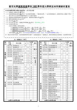 103大學部四年計劃表(1030626更新)