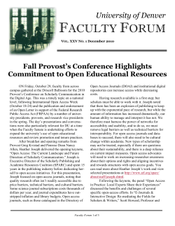 Commitment to Open Educational Resources