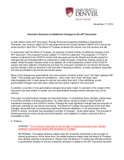 APT Executive Summary - 11/11/14