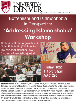 Friday afternoon action workshop