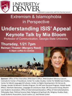 Thursday evening speaker