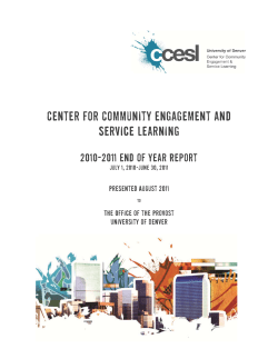 2010-2011 CCESL End-of-Year Report (PDF)