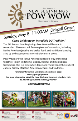 2016 DU Pow Wow Flyer