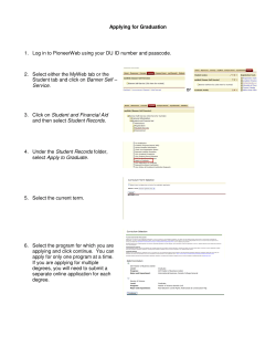 step-by-step instructions for completing the graduation application