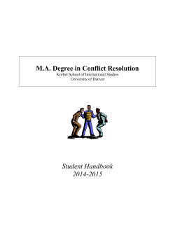 MA Handbook 2014-2015