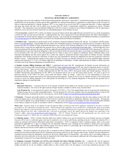 Parental Financial Responsibility Agreement