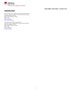 2015-16 Consortium Contact List