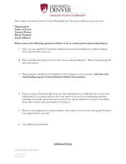 Funding Request Form