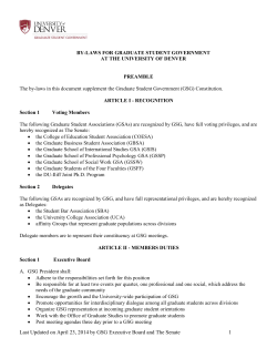 GSG Bylaws