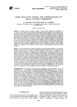 Fiber Fracture During the Consolidation of Metal Matrix Composites