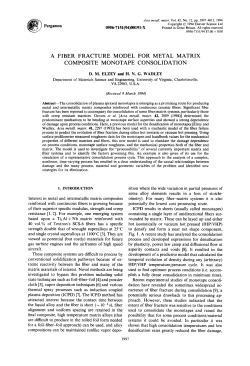 A Fiber Fracture Model for Metal Matrix Composite Monotape Consolidation