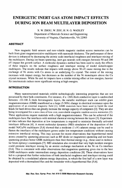 Energetic Inert Gas Atom Impact Effects During Ion Beam Multilayer Deposition