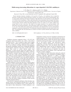 Misfit-Energy-Increasing Dislocations In Vapor-Deposited CoFe/NiFE Multilayers
